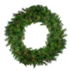 Canyon Pine Mixed Artificial Christmas Wreath - 48-Inch, Clear Lights -Noel Twinkle Shop northlight ywc848 gr 77353.1667557217