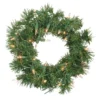 Pre-Lit Deluxe Windsor Pine Artificial Christmas Wreath - 10-Inch, Clear Lights