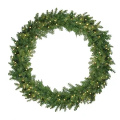 Pre-Lit Northern Pine LED Artificial Christmas Wreath - 48-Inch, Warm White Lights 7 Pre-Lit Northern Pine LED Artificial Christmas Wreath - 48-Inch, Warm White Lights -Noel Twinkle Shop northlight z35735 3 33781.1667655151