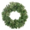 Pre-Lit Mixed Cashmere Pine Artificial Christmas Wreath - 24-Inch, Multi Lights -Noel Twinkle Shop northlight z84474 25324.1667592791