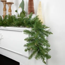 9' X 10" Pre-Lit Northern Pine Artificial Christmas Garland, Clear Lights 8 9' X 10" Pre-Lit Northern Pine Artificial Christmas Garland, Clear Lights -Noel Twinkle Shop northlight z84674 styled 88515.1671644063