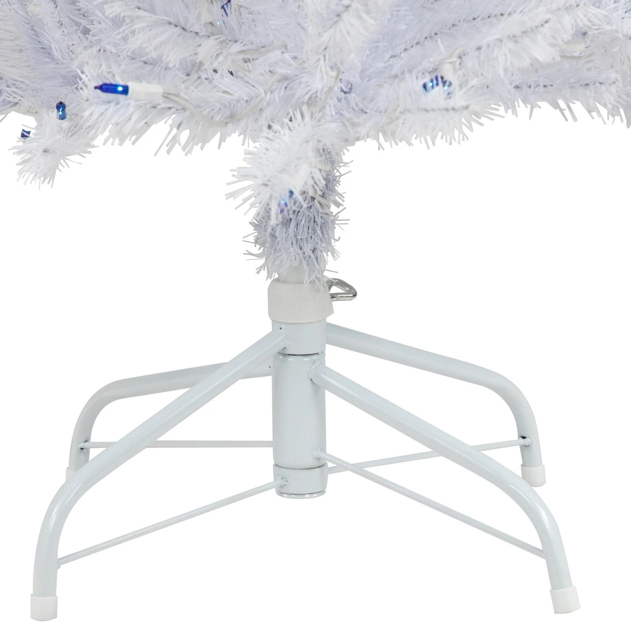 6.5’ Pre-Lit Slim Geneva White Spruce Artificial Christmas Tree, Blue Lights 7 6.5’ Pre-Lit Slim Geneva White Spruce Artificial Christmas Tree, Blue Lights - Image 5