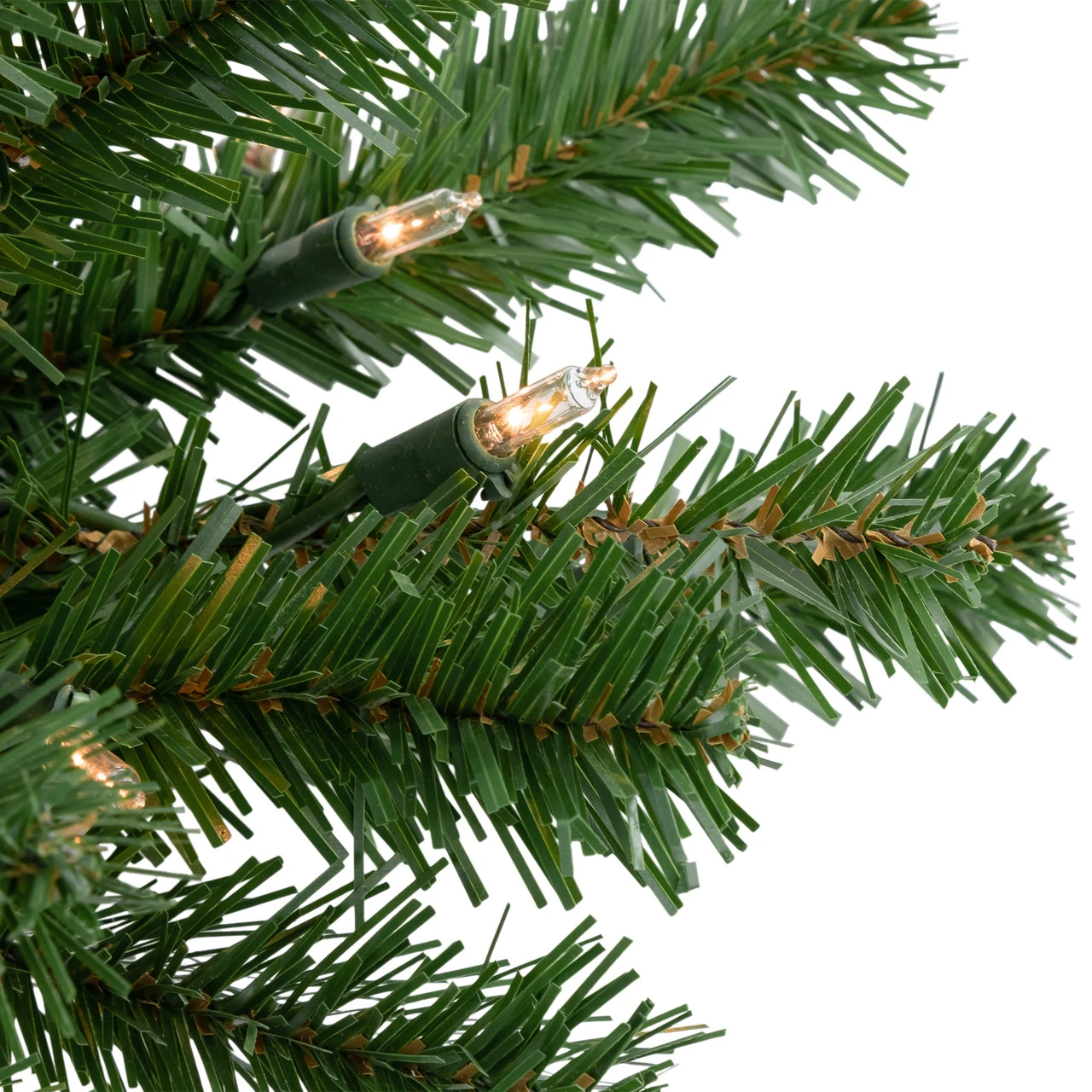 28" Pre-Lit Dorchester Pine Artificial Christmas Swag, Clear Lights 6 28" Pre-Lit Dorchester Pine Artificial Christmas Swag, Clear Lights - Image 4