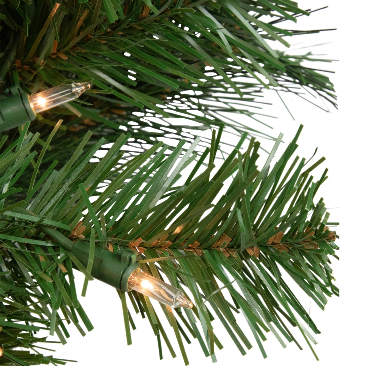 Mixed Beaver Pine Artificial Christmas Wreath, 36-Inch, Clear Lights 4 Mixed Beaver Pine Artificial Christmas Wreath, 36-Inch, Clear Lights - Image 2