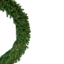 Pre-Lit Deluxe Dorchester Pine Artificial Christmas Wreath, 60-Inch, Clear Lights -Noel Twinkle Shop northlight z92852 2 95981.1667530315