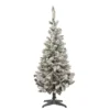 4' Pre-Lit Flocked Pine Slim Artificial Christmas Tree, Clear Lights 2 4' Pre-Lit Flocked Pine Slim Artificial Christmas Tree, Clear Lights -Noel Twinkle Shop northlight z92855 15777.1667569728