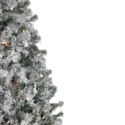 6' Pre-Lit Slim Flocked Pine Artificial Christmas Tree, Clear Lights 10 6' Pre-Lit Slim Flocked Pine Artificial Christmas Tree, Clear Lights -Noel Twinkle Shop northlight z92856 2 39483.1667490914