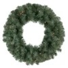 Pre-lit Colorado Blue Spruce Artificial Christmas Wreath, 24-Inch, Clear Lights -Noel Twinkle Shop northlight z94017 newest 62455.1668190455