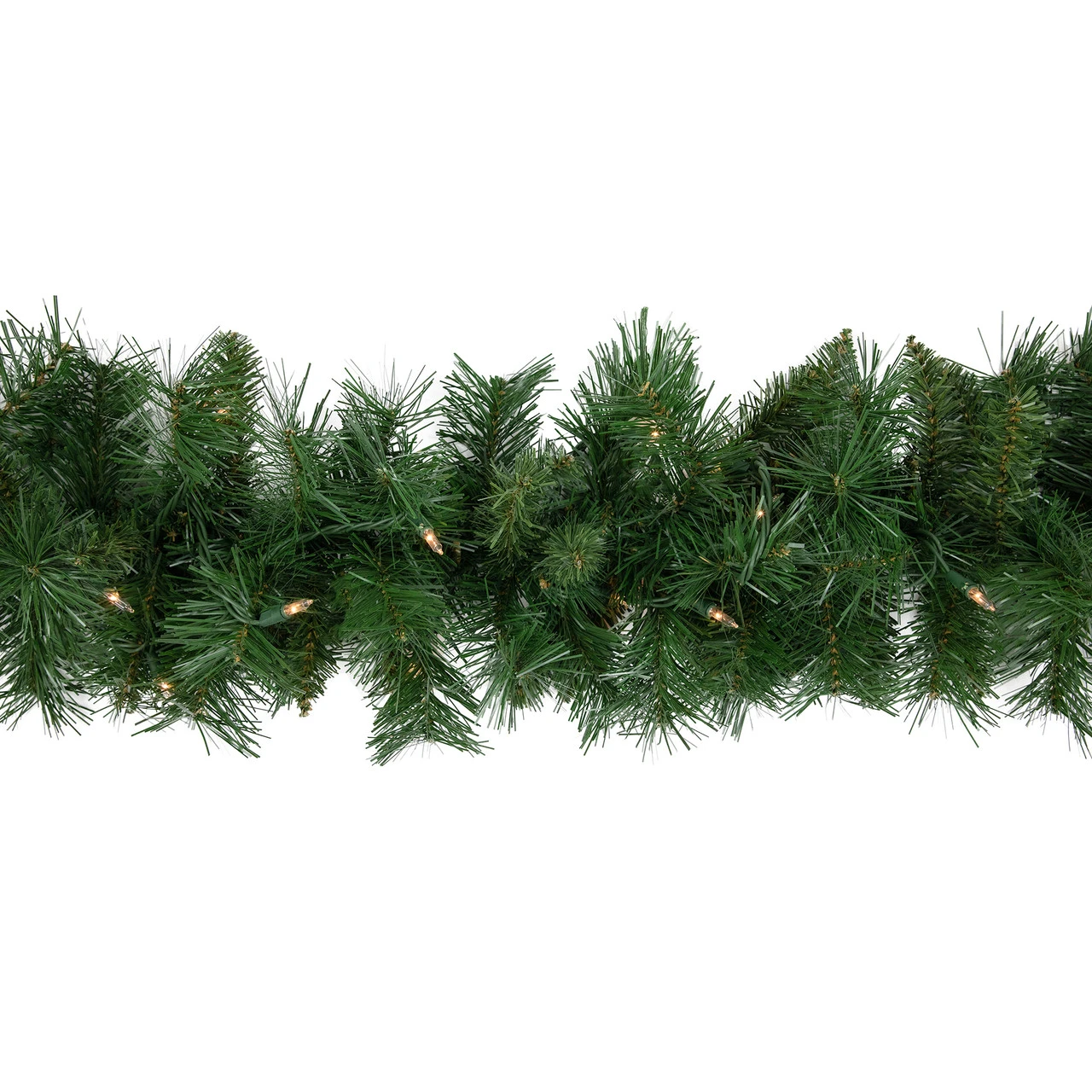9' X 10" Pre-Lit Chatham Pine Artificial Christmas Garland, Clear Lights 5 9' X 10" Pre-Lit Chatham Pine Artificial Christmas Garland, Clear Lights - Image 3