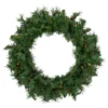 Pre-lit Chatham Pine Artificial Christmas Wreath, 24-Inch, Multi-Color Lights -Noel Twinkle Shop northlight z94029 1 15474.1668539403