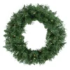 Pre-lit Chatham Pine Artificial Christmas Wreath, 24-Inch, Clear Lights