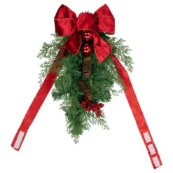 Set Of 2 Mixed Cedar And Pine Christmas Chair Back Swags 11 Set Of 2 Mixed Cedar And Pine Christmas Chair Back Swags -Noel Twinkle Shop northlight z94040 2 46736.1667488593