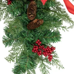 Set Of 2 Mixed Cedar And Pine Christmas Chair Back Swags 13 Set Of 2 Mixed Cedar And Pine Christmas Chair Back Swags -Noel Twinkle Shop northlight z94040 3 05564.1667488594