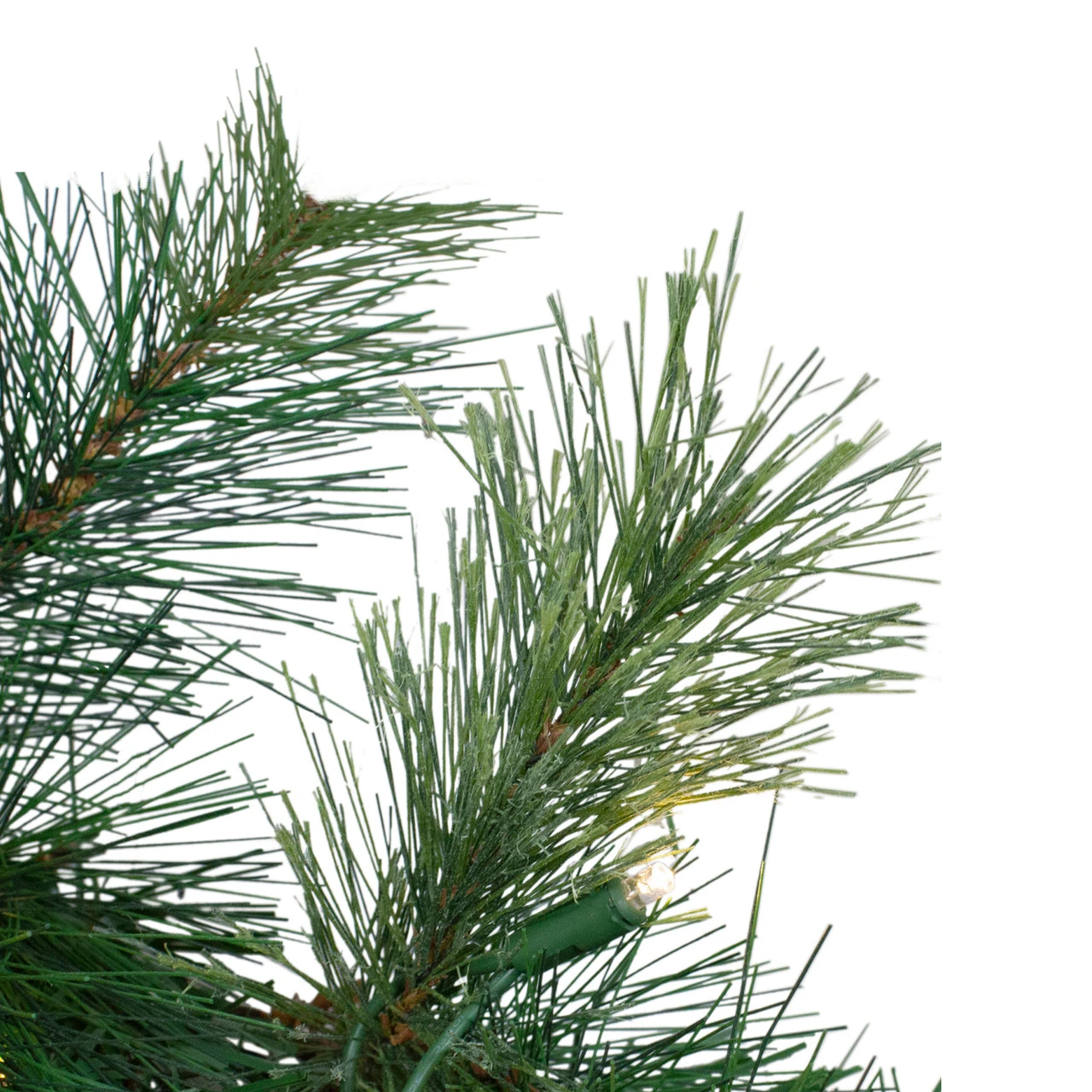 Pre-Lit Ashcroft Cashmere Pine Commercial Artificial Christmas Wreath - 60-Inch, Warm White Lights 5 Pre-Lit Ashcroft Cashmere Pine Commercial Artificial Christmas Wreath - 60-Inch, Warm White Lights - Image 3