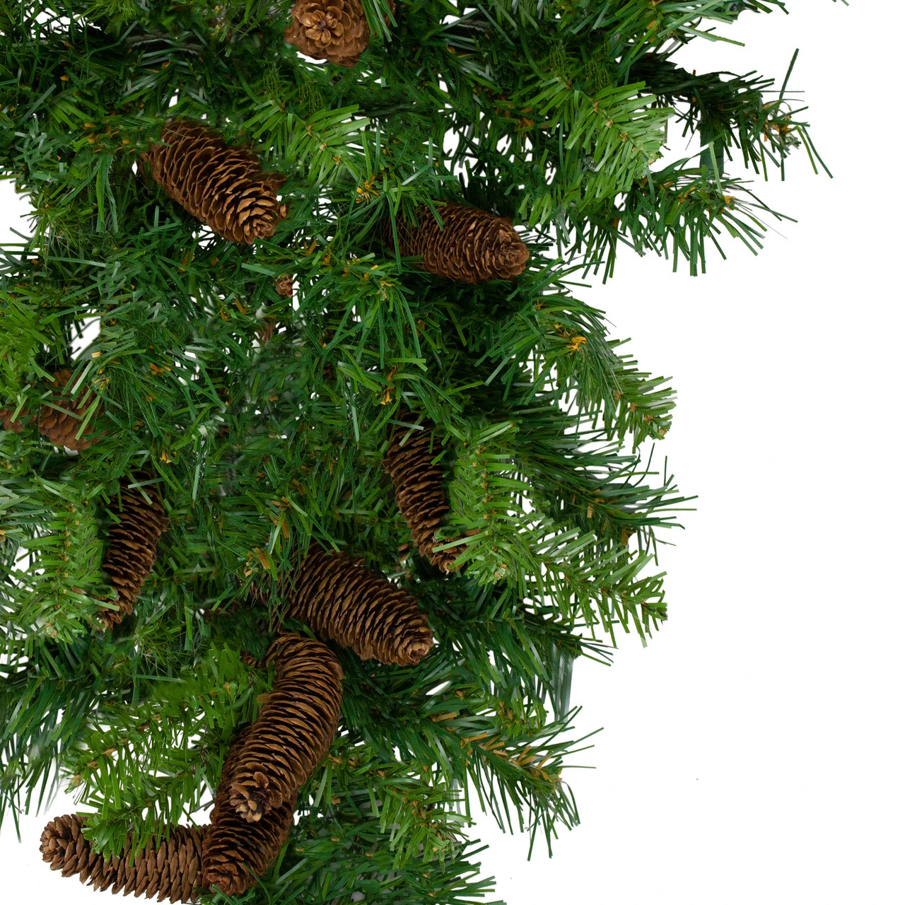 34" Dakota Red Pine Artificial Christmas Swag With Pine Cones - Unlit 4 34" Dakota Red Pine Artificial Christmas Swag With Pine Cones - Unlit - Image 2
