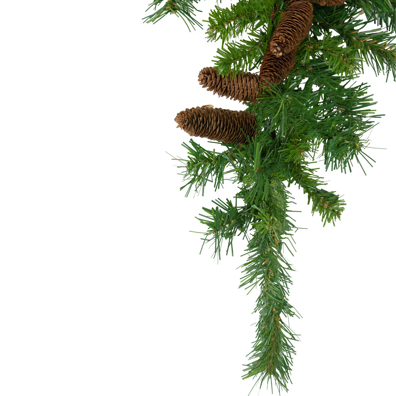 34" Dakota Red Pine Artificial Christmas Swag With Pine Cones - Unlit 5 34" Dakota Red Pine Artificial Christmas Swag With Pine Cones - Unlit - Image 3