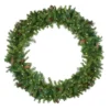 Pre-Lit LED Dakota Red Pine Artificial Christmas Wreath - 48-Inch, Warm White Lights -Noel Twinkle Shop northlight z99435 88751.1667530686