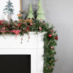 9' X 12" Pre-Lit Country Mixed Pine Artificial Christmas Garland - Clear Dura-Lit Lights 7 9' X 12" Pre-Lit Country Mixed Pine Artificial Christmas Garland - Clear Dura-Lit Lights -Noel Twinkle Shop northlight z99494 3 43540.1667660091