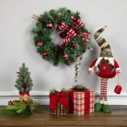24" Country Mixed Pine Artificial Christmas Wreath - Unlit 6 24" Country Mixed Pine Artificial Christmas Wreath - Unlit -Noel Twinkle Shop northlight z99507 2 16891.1667531200