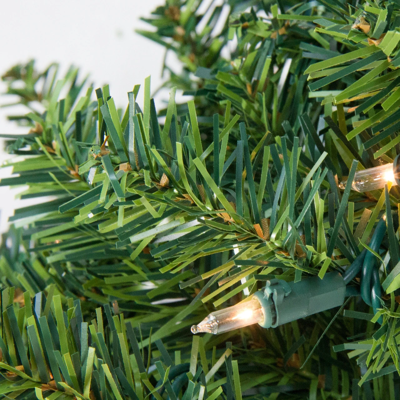 Pre-Lit Buffalo Fir Artificial Christmas Wreath - 72-Inch, Clear Lights 5 Pre-Lit Buffalo Fir Artificial Christmas Wreath - 72-Inch, Clear Lights - Image 3