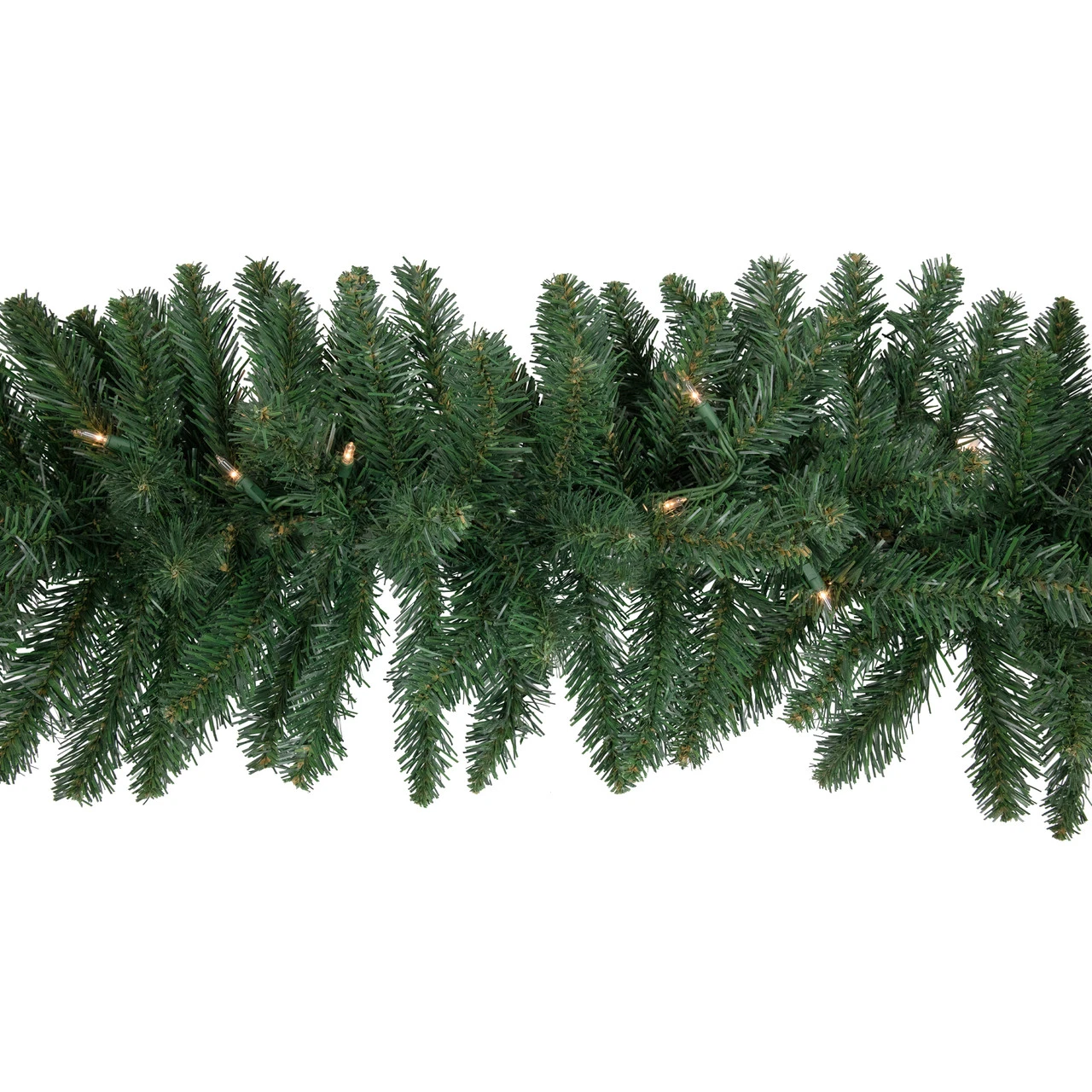 9' X 12" Pre-Lit Buffalo Fir Artificial Christmas Garland - Clear Lights 7 9' X 12" Pre-Lit Buffalo Fir Artificial Christmas Garland - Clear Lights - Image 5