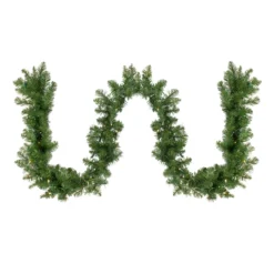50' X 10" Pre-Lit Buffalo Fir Commercial Artificial Christmas Garland, Warm White Lights