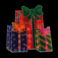 17" Green And Red Double-Sided Lighted Holographic Shimmering Christmas Presents Window Silhouette 7 17" Green And Red Double-Sided Lighted Holographic Shimmering Christmas Presents Window Silhouette -Noel Twinkle Shop northlight zg15704 2 09689.1667569955