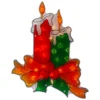 17" Lighted Holographic Candle Christmas Window Silhouette Decoration 2 17" Lighted Holographic Candle Christmas Window Silhouette Decoration -Noel Twinkle Shop northlight zg15707 updated 74796.1667575609