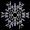 16" LED Lighted Pure White And Blue Snowflake Christmas Window Silhouette Decoration -Noel Twinkle Shop northlight zg15718 1 26648.1667535194