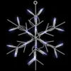 13" White And Clear LED Lighted Snowflake Christmas Window Silhouette Decoration 2 13" White And Clear LED Lighted Snowflake Christmas Window Silhouette Decoration -Noel Twinkle Shop northlight zg15723 78204.1667573433