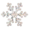 12" Lighted Holographic Snowflake Christmas Window Decoration 1 12" Lighted Holographic Snowflake Christmas Window Decoration -Noel Twinkle Shop northlight zg92293 1 02884.1667569748