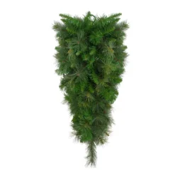32" Canyon Pine Artificial Christmas Teardrop Swag - Unlit