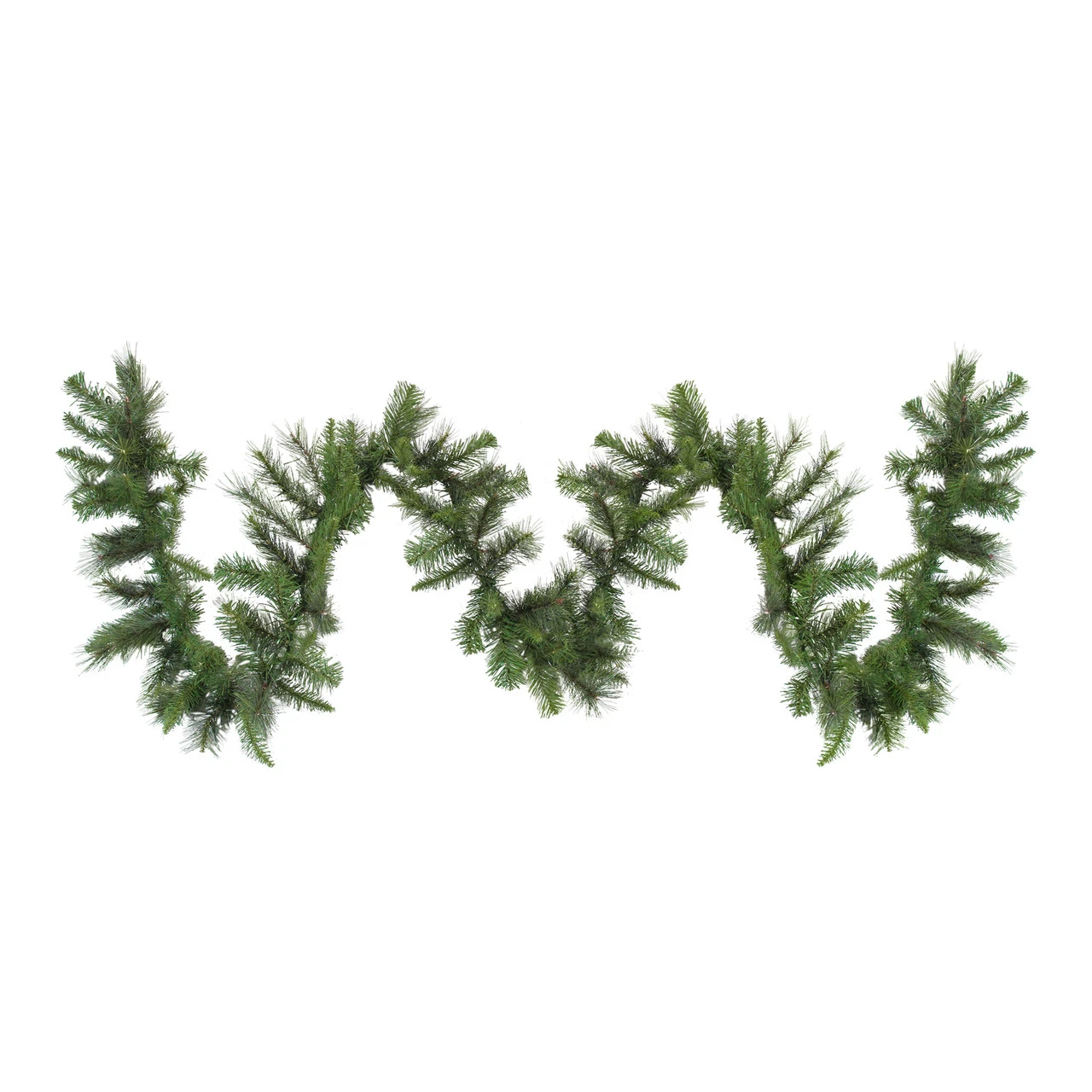 9' X 12" Mixed Green Canyon Pine Artificial Christmas Garland - Unlit 3 9' X 12" Mixed Green Canyon Pine Artificial Christmas Garland - Unlit