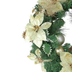White And Green Pine Cone Artificial Christmas Wreath - 24-Inch, Unlit 6 White And Green Pine Cone Artificial Christmas Wreath - 24-Inch, Unlit -Noel Twinkle Shop northlights84829 14448.1636733419
