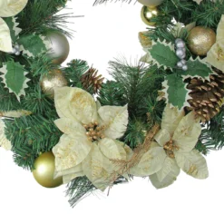 White And Green Pine Cone Artificial Christmas Wreath - 24-Inch, Unlit 7 White And Green Pine Cone Artificial Christmas Wreath - 24-Inch, Unlit -Noel Twinkle Shop northlights84829b 77701.1636733419