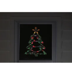 18" Lighted Christmas Tree Window Silhouette -Noel Twinkle Shop oiodshg1xbykhwjkozqbgzfukjfwvjfb 28406.1681755711