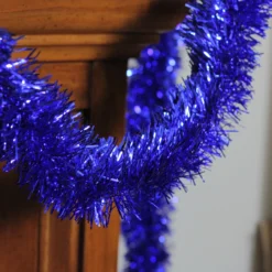 50' Shiny Lavish Blue Christmas And Hanukkah Foil Tinsel Garland - Unlit -Noel Twinkle Shop qlyngtbl3uv6s5svmmjfktluthsng2hz 33193.1667657675