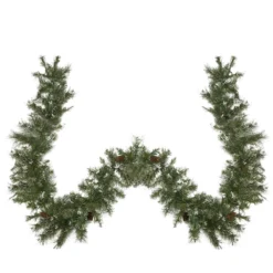 9' X 10" Snow Mountain Pine Artificial Christmas Garland - Unlit