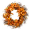 Maple Leaf And Pumpkins Artificial Autumn Wreath - 28-Inch, Unlit -Noel Twinkle Shop rahv lfg31293 69729.1667571922