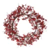 24" Autumn Harvest Red And Burgundy Currant Berry Artificial Wreath - Unlit -Noel Twinkle Shop select xb174 24 rbu 41180.1667491186