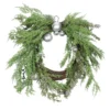 Iced Cedar Ornaments And Bells Artificial Christmas Wreath - 24-Inch, Unlit -Noel Twinkle Shop select xp1316 sv 27843.1667536459