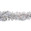 25'silver And Clear Metallic Specialty Holographic Twist Novelty Christmas Garland -Noel Twinkle Shop show 285515 1 14653.1667572390