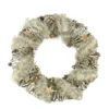 Brown Rustic Style Faux Fur Trimmed Glittered Christmas Wreath - 13.5-Inch, Unlit -Noel Twinkle Shop shqe6i22pozp5vfxqirn6rqv6r9afmtu 31294.1667662864