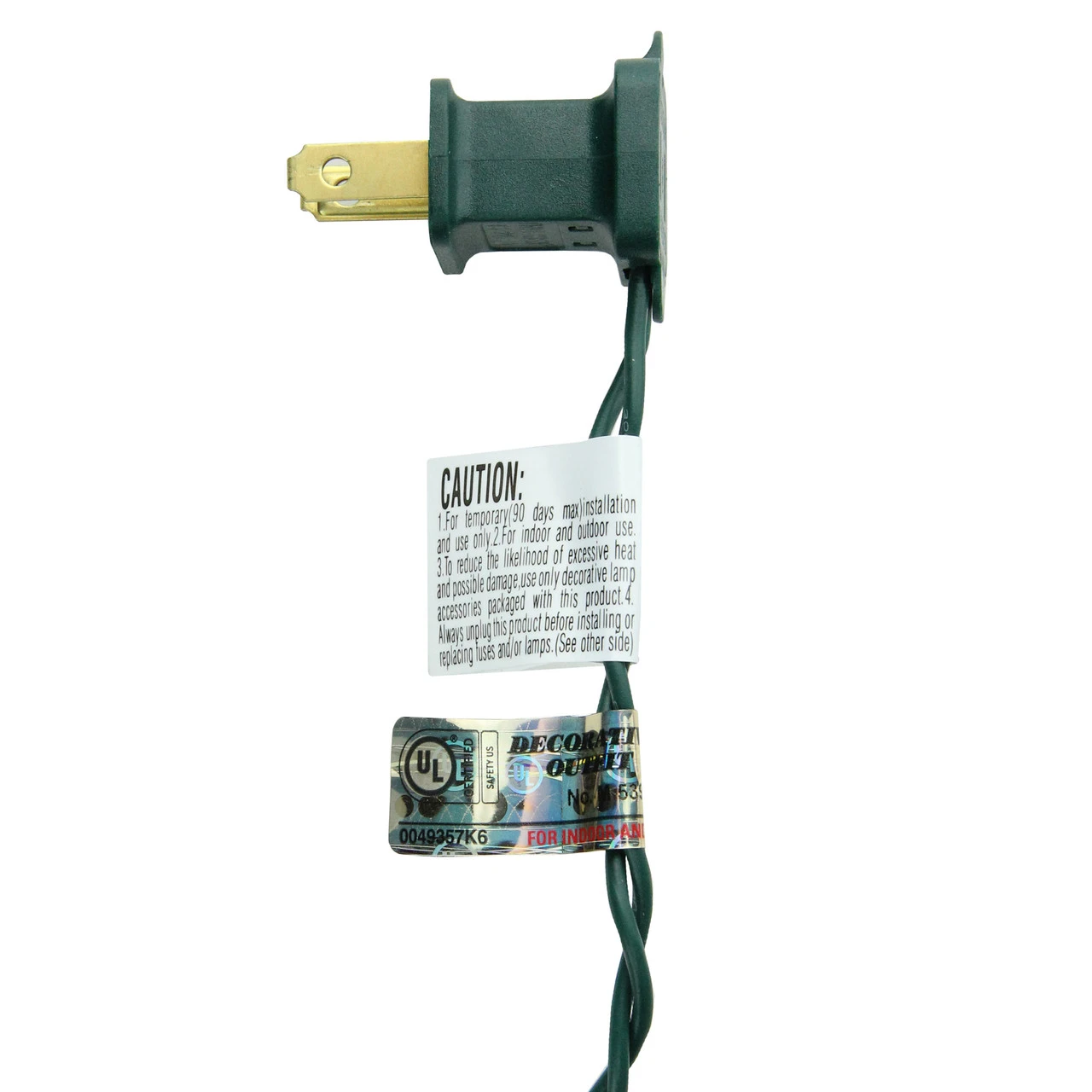 24" Pre-Lit Eastern Pine Artificial Christmas Wreath - Clear Lights 5 24" Pre-Lit Eastern Pine Artificial Christmas Wreath - Clear Lights - Image 3