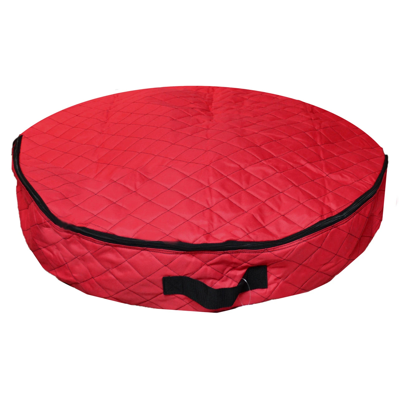 36” Red Premium Quilted Christmas Wreath Storage Bag 3 36” Red Premium Quilted Christmas Wreath Storage Bag