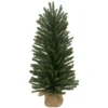 18" Traditional Scottsdale Mini Pine Artificial Christmas Tree With Burlap, Unlit 1 18" Traditional Scottsdale Mini Pine Artificial Christmas Tree With Burlap, Unlit -Noel Twinkle Shop sm92961 04129.1669400515