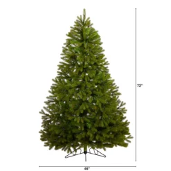 6' Pre-Lit Cambridge Flat Back Artificial Christmas Wall Tree, Warm White LED Lights 10 6' Pre-Lit Cambridge Flat Back Artificial Christmas Wall Tree, Warm White LED Lights -Noel Twinkle Shop t1438 2 46687.1667528957