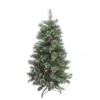 4' Pre-Lit Medium Frosted Mixed Pine Artificial Christmas Tree - Clear Lights -Noel Twinkle Shop u1r1n7wrwcposcvq3lagqdn05itxsbjn 41708.1667520800