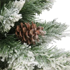 7' Flocked Angel Pine Artificial Christmas Tree - Unlit -Noel Twinkle Shop uea0824wv3eqsjthcz3md5wvxihakpq4 84505.1677517509