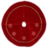 24" Crimson Red And White Snowflakes Christmas Tree Skirt -Noel Twinkle Shop uk07ien6ykuhkjk6e1u3u4qhjlpanfjf 23981.1678131724